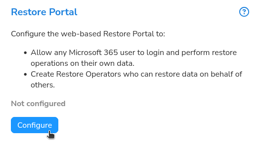 Configure Portal